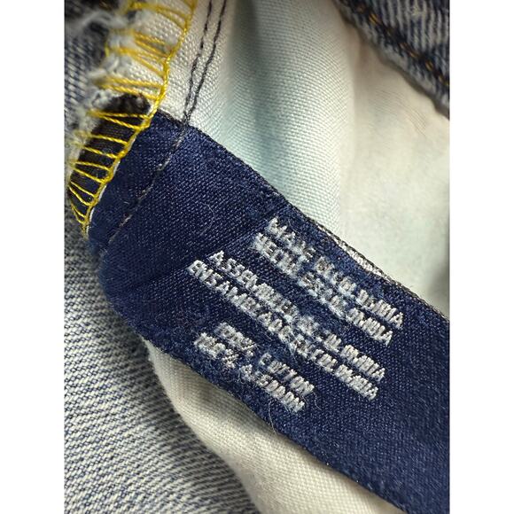 Nautica NS83 J-Class Jeans Men’s 34x30 Relaxed Fit Light Wash Denim Frayed Hem - Picture 6 of 13